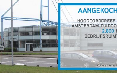 Urban Industrial koopt bedrijfsruimte in Amsterdam-Zuidoost